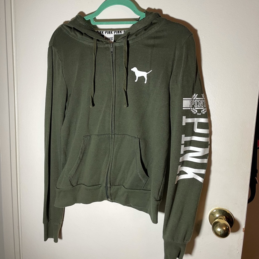 VS PINK zip sweater